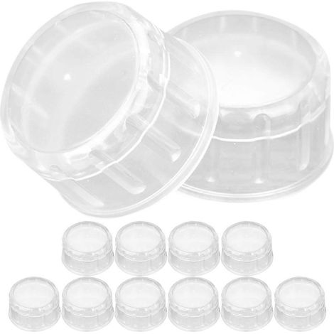 12 Ersatzdeckel Für Shaker, Wiederverwendbare Saftshakerdeckel – 4,50 X 4,50 X 2,70 Cm