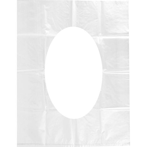 Set Mit 10 Transparenten Und Tragbaren Toilettenmatten, Wasserdicht, Einweg, Rutschfest, Aus Kunststoff, Für Hotels (5 Stück À 48 X 40 Cm - Transparent)