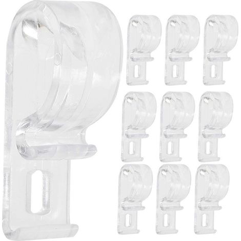 Packung Mit 20 Sicherheitsbefestigungen Für Rolloketten, Kordelführungen, Befestigungshaken Und Kugelkettenclips – 5,40 X 2,50 X 1,50 Cm – Wie Abgebildet