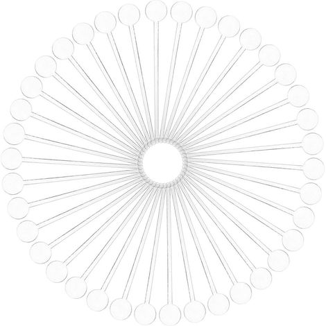 80 Rührstäbchen Für Kaffee, Cocktails Und Andere Getränke – 18,60 X 3,00 X 0,30 Cm – Transparent
