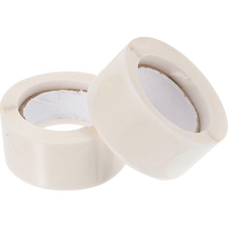 1000 Runde, Transparente, Selbstklebende Etiketten Für Geschenkumschläge – 2,50 X 2,50 X 0,10 Cm