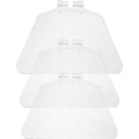 Set Mit 3 Transparenten Augenschutzbrillen Für Tischschleifmaschinen – 11,00 X 9,00 X 0,10 Cm