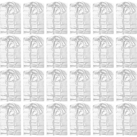 Packung Mit 30 Staubdichten Schutzhüllen Für Kinderkleidung Zur Chemischen Reinigung – 70,00 X 45,00 X 0,10 Cm – Transparent