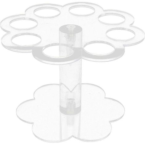 Abnehmbarer 8-loch-eiswaffelhalter Aus Transparentem Acryl