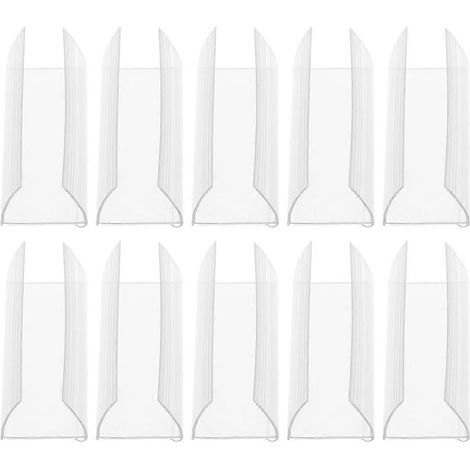 10er-pack Preisschildhalter Für Supermarkt-preisauslagen Und Regaldisplays. – 6 X 2,5 X 2,2 Cm – Transparent