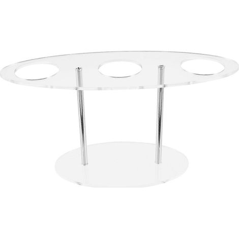 Eiscreme- Und Sushi-ständer Aus Acryl, Diy-eiswaffelhalter – 19 X 9 X 7 Cm – Transparent
