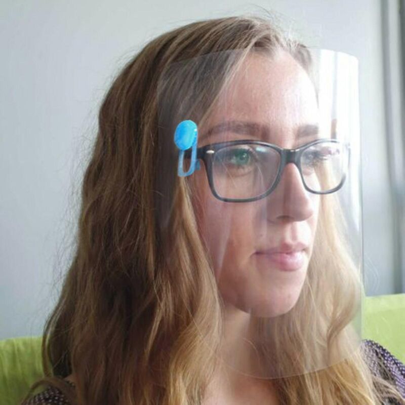 Aufsteckbarer Gesichtsschutz Für Brillenträger, Neue Wiederverwendbare Transparente Maske