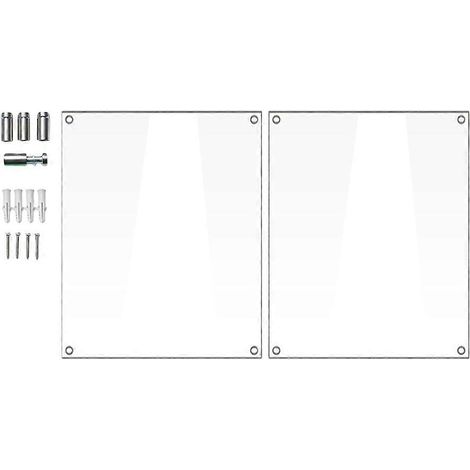 Set Transparenter Acryl-fotorahmen, Moderner Rahmenloser Wandrahmen (s) – 15,70 X 12,00 X 0,20 Cm – Wie Abgebildet