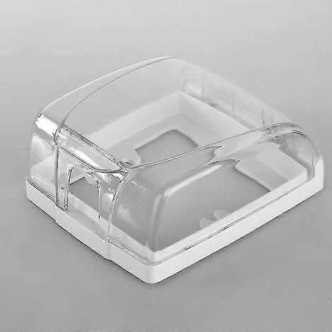 Wasserdichtes Kunststoff-schutzgehäuse Für Lichtschalter, Steckdosen, Türklingeln, Klappdeckel Für Den Hausgebrauch – Transparent