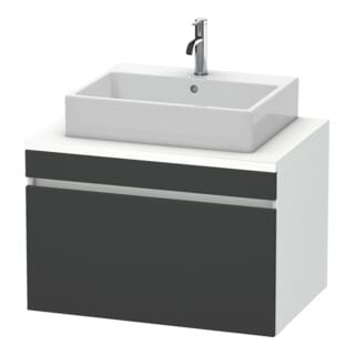 Duravit Waschtischunterschrank DuraStyle 80x54,8cm, gra m/we ma, f Kons, 1 Ausz.