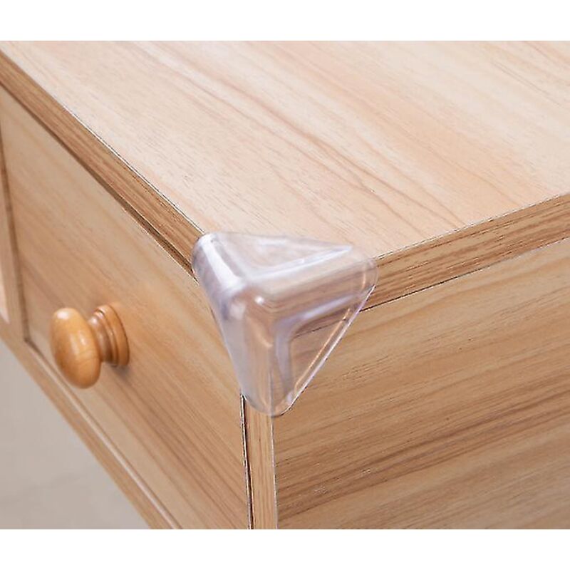 Eckenschutz (12er-packung), Transparent, Dreieckig, Für Möbel Und Tische, Ideal Für Kinder Und Babys.