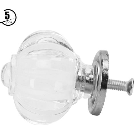 Stück Schubladengriffe Aus Acrylglas Im Europäischen Stil, Kürbisform, Für Türen Und Möbel