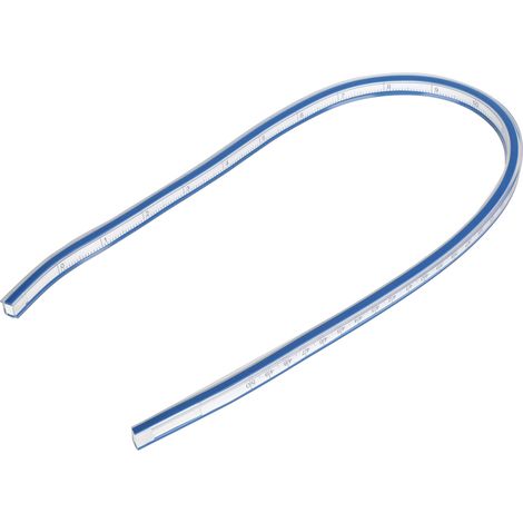 50 Cm Langes, Flexibles, Gebogenes Lineal Zum Zeichnen Und Nähen, Flexibles Messwerkzeug Aus Kunststoff Mit Metrischer Skala