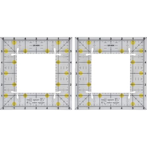 Transparente Acryl-patchwork-lineale Für Kreatives Nähen Und Schneiden