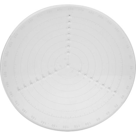 Zirkel Aus Transparentem Acrylglas Zur Bestimmung Des Mittelpunkts Eines Kreises Bei Der Holzbearbeitung