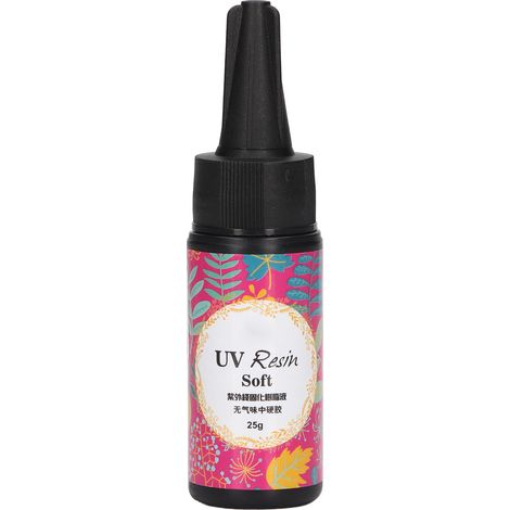 Geruchloser Uv-klebstoff, Aushärtbares, Klares Harz Für Handyhüllen Und Diy-schmuck, Geringe Schrumpfung, 25 G