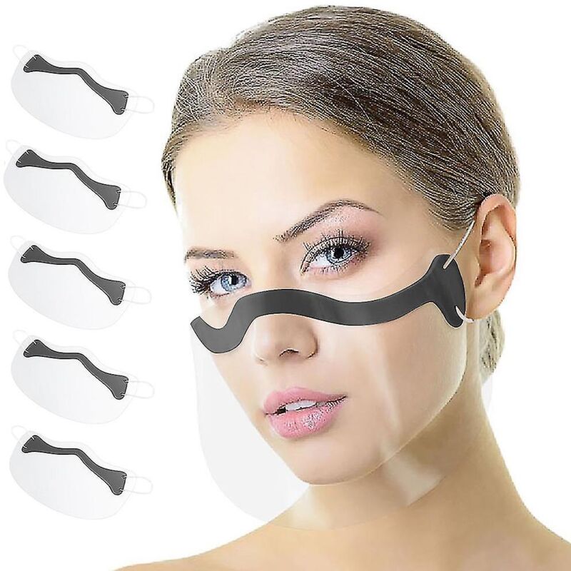Wiederverwendbares, Transparentes Schutzvisier (halbvisier) – Psa-maske – 10er-packung