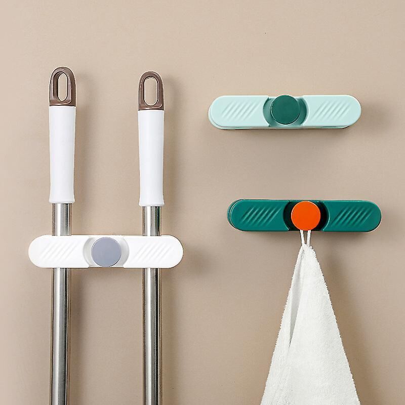 Selbstklebende Wandhalterung Für Besen Und Mopp, 2er-set, Für Küche, Bad Und Garten.