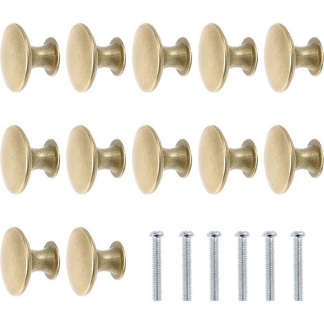 Set Mit 12 Kleinen Tür- Und Schubladengriffen Für Möbel Und Schränke. – 3,00 X 3,00 X 2,10 Cm