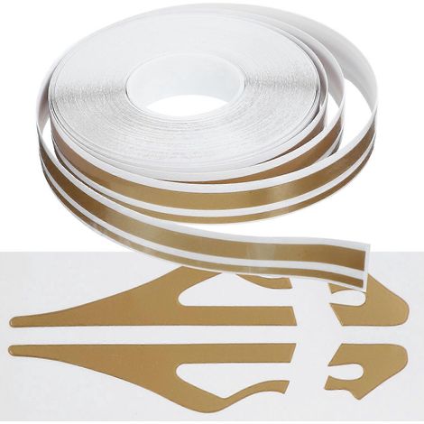 Rolle Mit Feinem Streifenklebeband Für Autos, Karosserieaufkleber, Autoaufkleber – 980,00 X 1,20 X 0,01 Cm – Gold