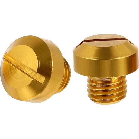 Set Mit 2 Motorrad-spiegelkappen – 2 X 2 Cm – Gold