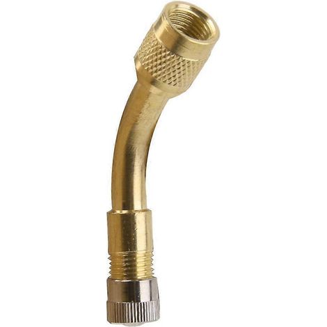 135-grad-reifenadapter Für Auto, Motorrad, Einrad, Metall-schrader-ventilverlängerung (gold) - Gold