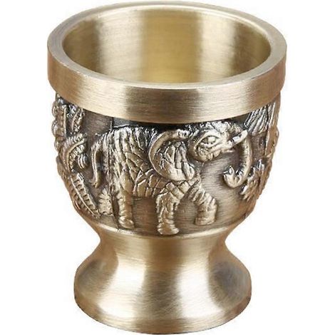 Vintage Whiskyglas, Miniatur-weinglas Mit Geprägtem Tiermotiv – 4,00 X 3,40 X 3,40 Cm