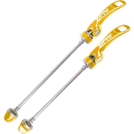 Paar Schnellspanner Für Rennradnaben, Schnellspannhebel Für Vorder- Und Hinterrad – Gold