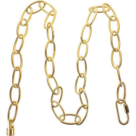 Kronleuchterkette, Bilderkette, Lampenkette, Zubehör – 100 X 2 X 0,38 Cm – Gold