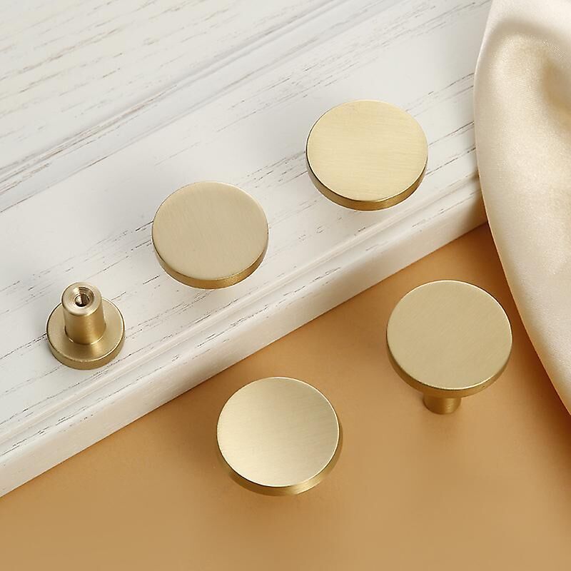 Goldene Runde Schubladengriffe – 12er-set Für Kommoden, Kleiderschränke, Möbel