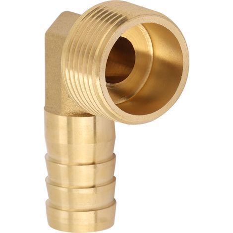 Stück Messing-winkelstück 3/4" Außengewinde Mit Widerhaken Für Rohre (16 Mm)