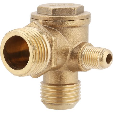 90°-rückschlagventil Aus Messing, Außengewinde Für Luftkompressoren, Ersatzteile 20x19x10 Mm