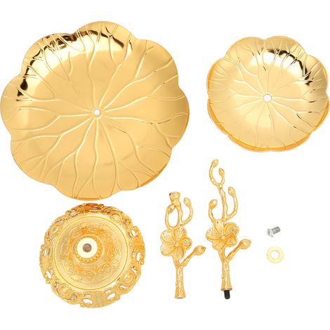 Goldener, Zweistöckiger Cupcake-ständer Im Europäischen Stil, Desserttablett Für Süßigkeiten Und Trockenfrüchte, Einfache Montage.