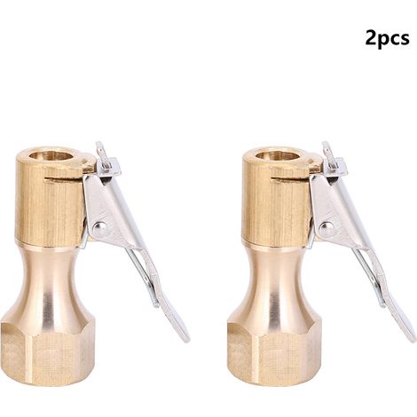 Stück 1/4"-innengewinde-pumpdüse Aus Kupfer, Clipventil Für Fahrradschlauch, Fahrradzubehör
