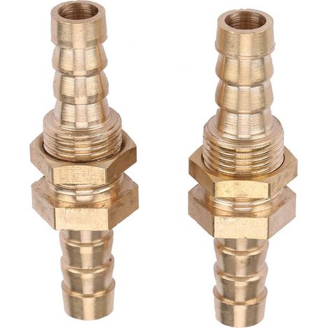 2-teilige Messing-schlauchverschraubung Mit Dichtring (6 Mm) – Kupplung Und Adapter
