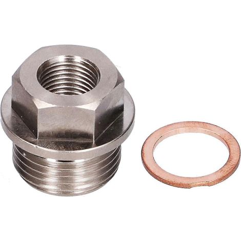 M18x1,5 Auf 1/8 Npt Gewindeadapter Für Abgaswassertemperatursensor Mit Dichtung