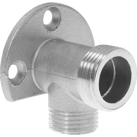 Montageset Für Badezimmerarmatur Mit Wandmontiertem Duschschlauchanschluss Und Zubehör – 5,30 X 5,00 X 4,00 Cm – Silber