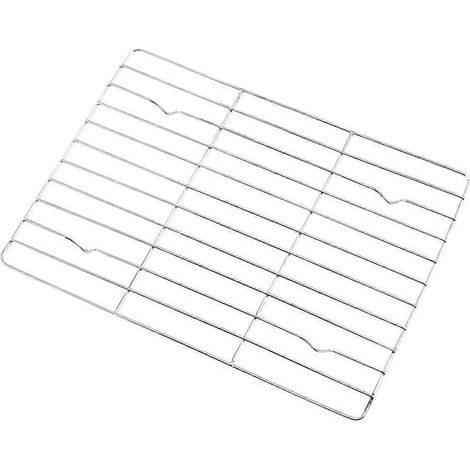 Kühlgitter Aus Edelstahl, Tragbarer Grillsieb (silber) – 26 X 16 Cm – Silber