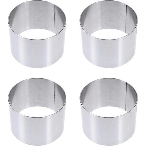 Mini-rundformen Für Mousse, Kuchen, Kekse Und Desserts – Diy-backzubehör – 5,00 X 5,00 X 5,00 Cm