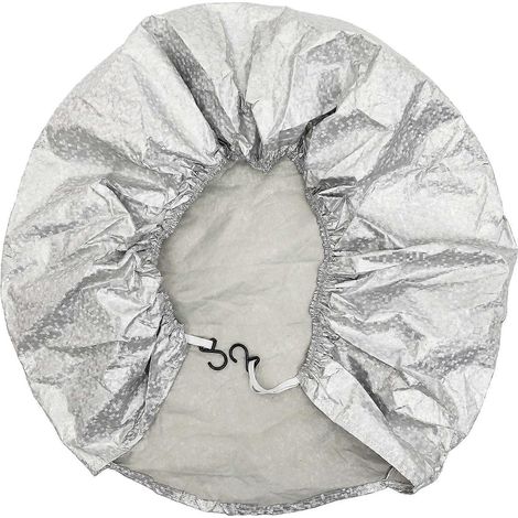 Schutzhülle Für 27-29 Zoll Wohnmobilreifen, Staubdichter Felgenschutz – 74 X 69 X 1 Cm – Silber