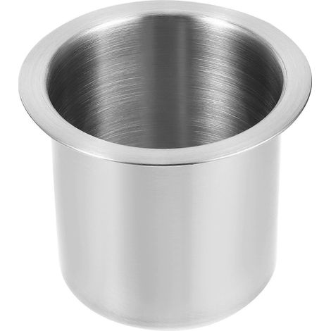 Einfacher Ersatz-becherhalter Aus Edelstahl Für Sofa, Boot Oder Couch. – 10,50 X 10,50 X 8,50 Cm – Silber