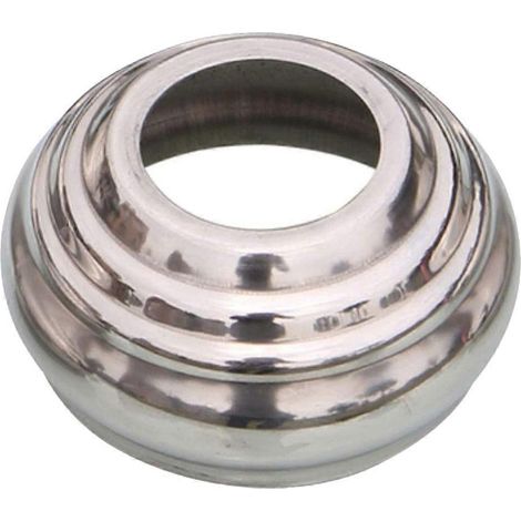 Dicke Edelstahl-gartenkugelhalterung, Fahnenmastfuß – 9,07 X 9,07 Cm – Silber