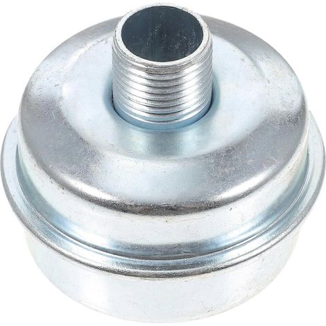 Schalldämpfer Für Kleinmotoren, Kompatibel Mit Motorschalldämpfer 299106 1/2 Zoll 3,5 Ps – 6,70 X 6,70 X 5,50 Cm – Silber