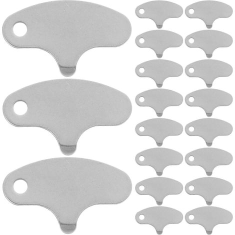 25 Kleine Macadamianussöffner, Tragbare Nussöffner Aus Edelstahl – 3,80 X 2,30 X 0,20 Cm – Silber