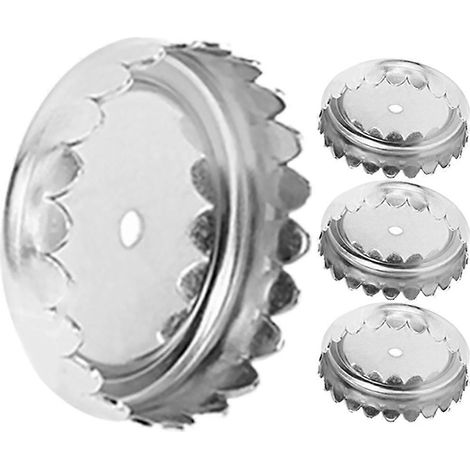 4er-set Magnetische Seifenschalen Für Dusche Und Badezimmer – 2,10 X 2,10 X 0,50 Cm – Silber