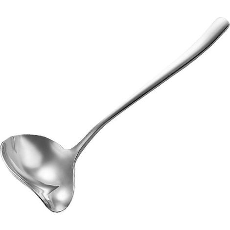 Saucenkelle Aus Edelstahl, Suppenlöffel, Edelstahllöffel, Speiseöllöffel – 19 X 7,5 Cm – Silber