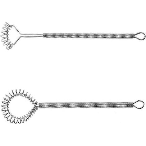 Set Bestehend Aus 2 Manuellen Sahne- Und Eierquirlen Sowie Mehrzweck-rührstäbchen – 16,5 X 3,5 Cm – Silber