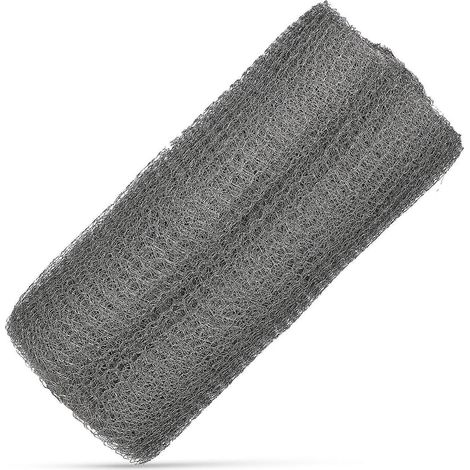 Rolle Edelstahl-drahtgewebe Zum Abdichten Von Nagetierlöchern Und Zur Mäuseabwehr. – 300,00 X 12,70 X 0,10 Cm – Silber