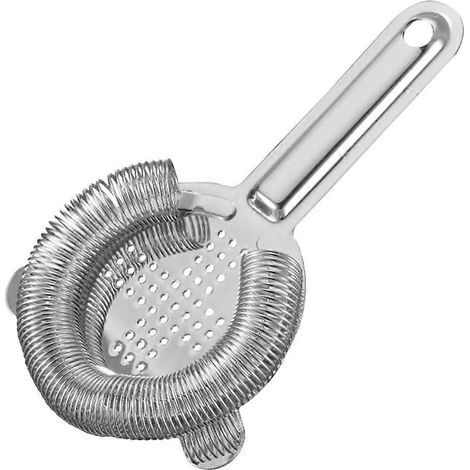 Eissieb Aus Edelstahl Für Barkeeper (1 Stück) – 16,5 X 8,5 Cm – Silber