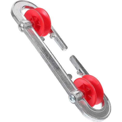 Wiederverwendbarer Wäscheleinen-trenner Aus Metall, Seilspreizerrolle – 18,50 X 4,80 X 4,00 Cm – Silber
